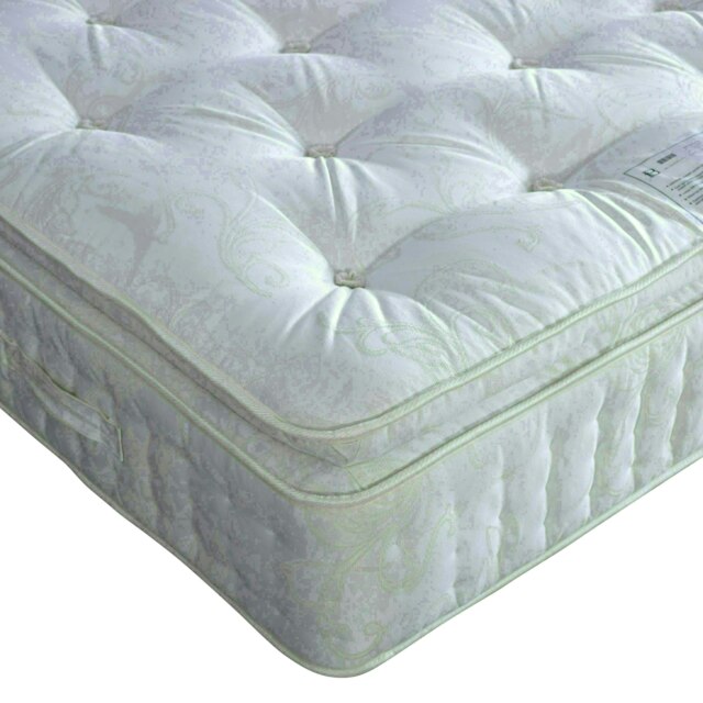 Signature Pillow Top 2000 Pocket Sprung Natural Mattress Super King