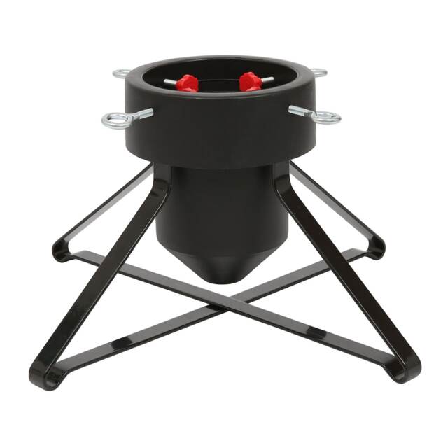 Harbour Housewares Classic Real Christmas Tree Stand - 3in - Black