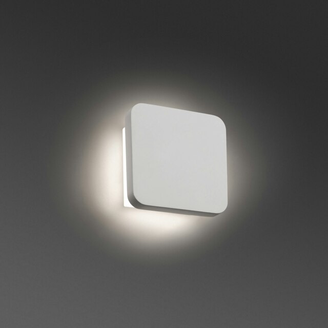Elsa Integrated LED Indoor Wall Light White Plaster