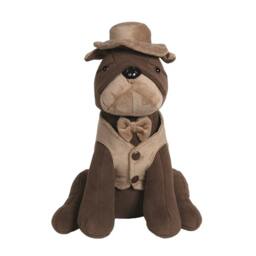Straits Bull Dog Brown Door Stop