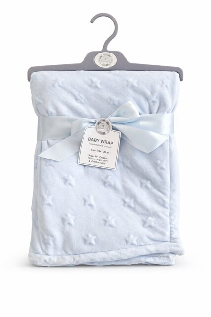 Super Soft Baby Wrap Blanket Cozy Newborn Swaddle Shawl (75x100cm)