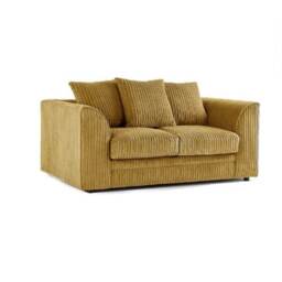 CHICAGO 2 SEATER SOFA IN MUSTARD