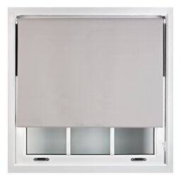 FURNISHED Grey Roller Blackout Made to Measure Insulated Easy Fit Window Blinds Grey Grey
