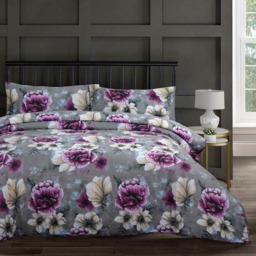 Velosso Cassia Floral Cotton Blend Quilted Bedspread Set Multi Multi Double