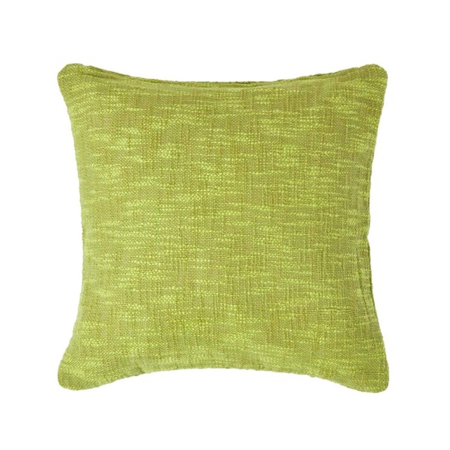 Homescapes Nirvana Cotton Green Cushion Cover - 60 x 60 cm Green Green 60 x 60 cm