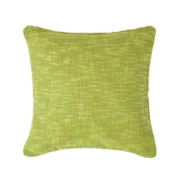 Homescapes Nirvana Cotton Green Cushion Cover - 60 x 60 cm Green Green 60 x 60 cm