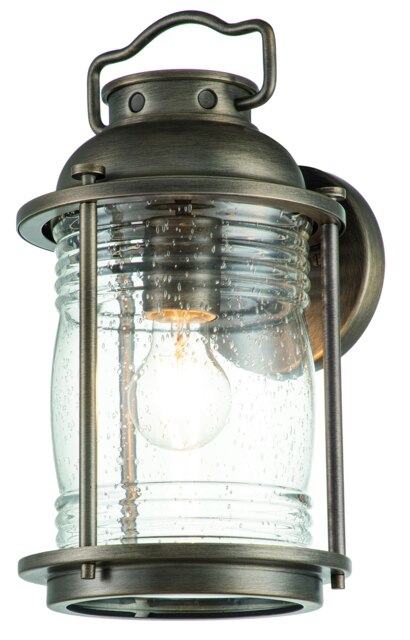 Kichler Ashland Bay Outdoor Wall Lantern Burnished Bronze, IP44