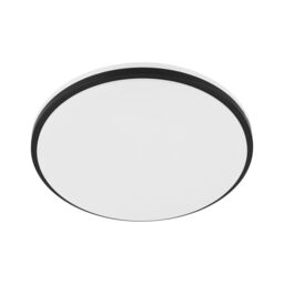 EGLO Margidore Steel White & Black LED CCT IP54 Wall & Ceiling Light