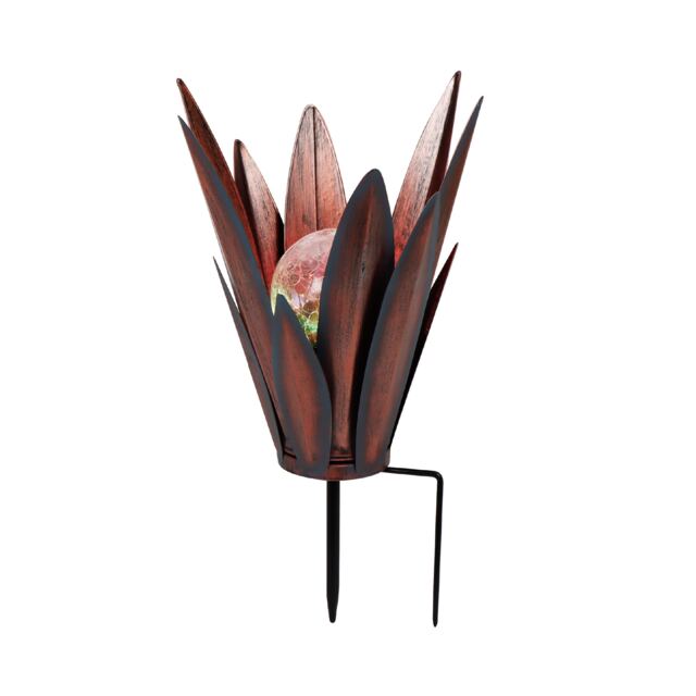 Gardenwize Agave Solar Stake Light ,Colour Changing Desert Glow