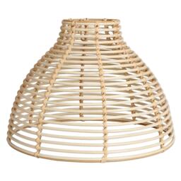 Emitto Ceiling Light Shade Wicker Basket Style Plastic Lampshade Pendant 2PCS