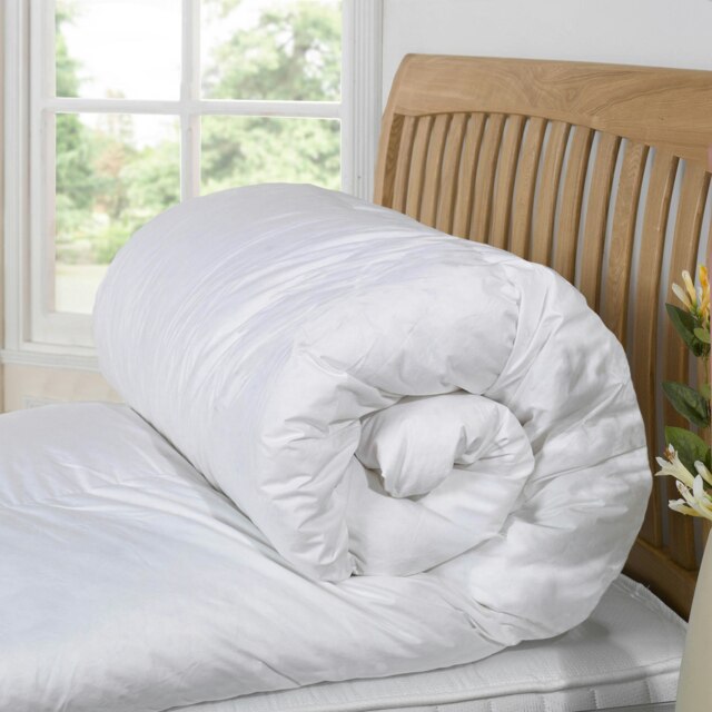 BHS 4.5 Tog The All Natural Duck Feather & Down Duvet, King White White