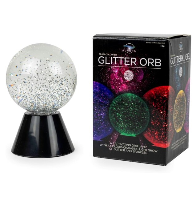 Glitter Orb Lamp
