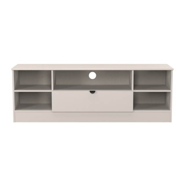 Norway Wide 1 Drawer TV & Media Unit in Kashmir (Ready Assembled) Cream Kashmir