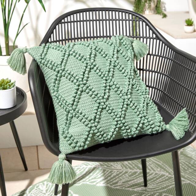 Drift Alda Outdoor Filled Cushion Green