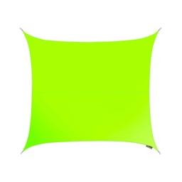 2m Square Water Resistant Lime Green Sun Shade Sail