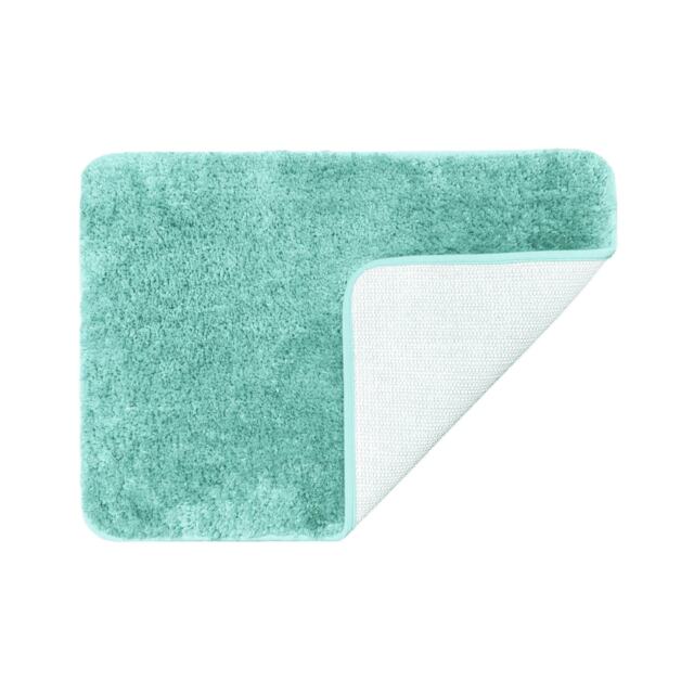 Bling Sparkle Non Slip Bath Mat 40 x 60cm Blue Duckegg