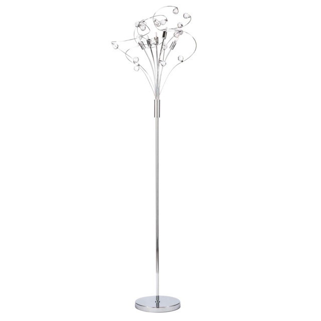 BHS Lila Floor Lamp, Chrome