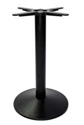 Black Cast Iron Dome Table Base - Medium - Height - 720 Mm Black