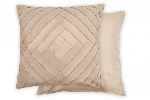 Gio Cushion Cover 43cm x 43cm Taupe Brown Natural
