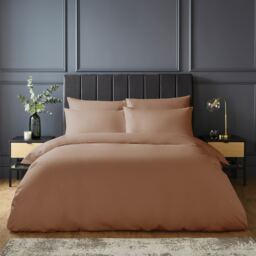 Silentnight Pure Cotton Duvet Cover Set, Dusky Pink