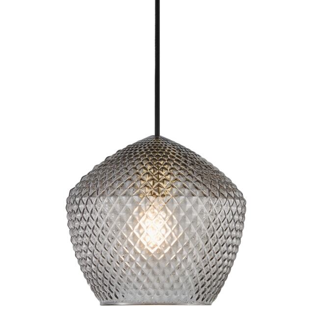 Nordlux Orbiform Indoor Pendant Light Brass Glass E27 Retro - Mains Powered, IP20