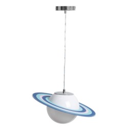 BHS Glow Saturn Ceiling Pendant Light, Blue