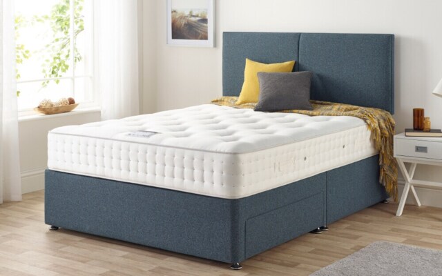 Relyon Leano Wool 1000 Pocket Mattress King Size White King 1