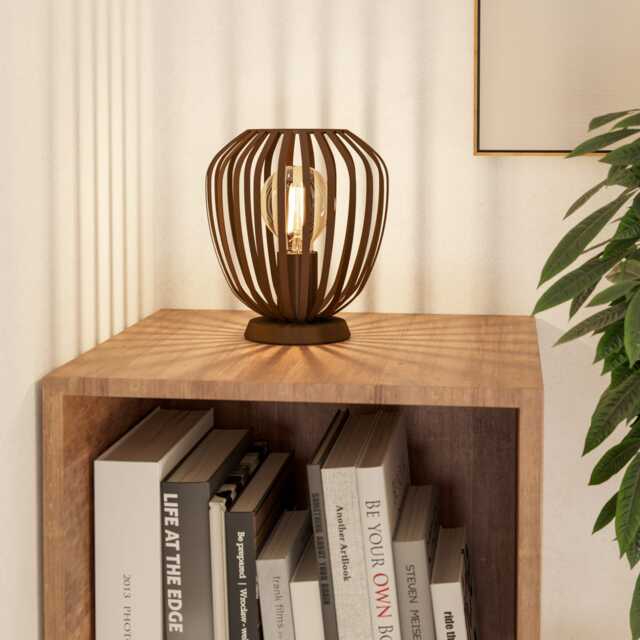 EGLO Espinal Bronze Steel Contemporary Table Lamp