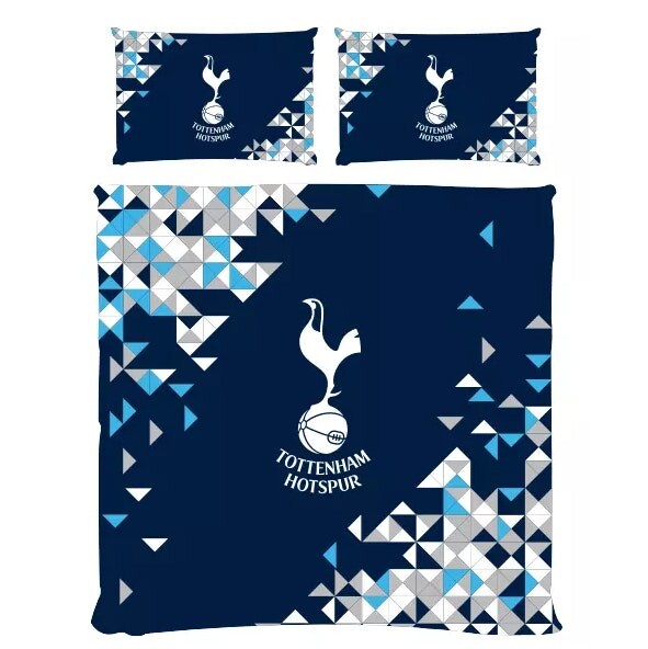 Tottenham FC Particle Double Duvet Cover Set Blue Double