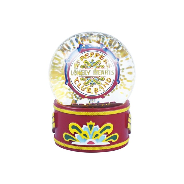 The Beatles Sgt Pepper Glass Snow Globe Decorative Ornament 9cm