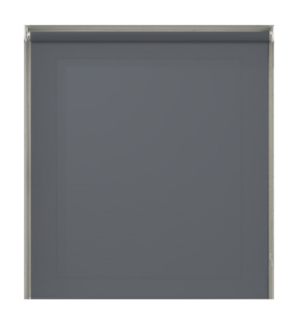 105cm Slate Grey Plain Straight Edge Daylight Roller Blind Grey Grey