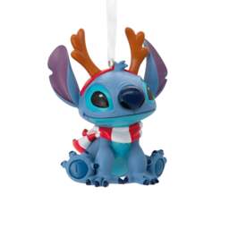 Hallmark Collectable Disney Lilo and Stitch Christmas - Festive Stitch Hanging Ornament