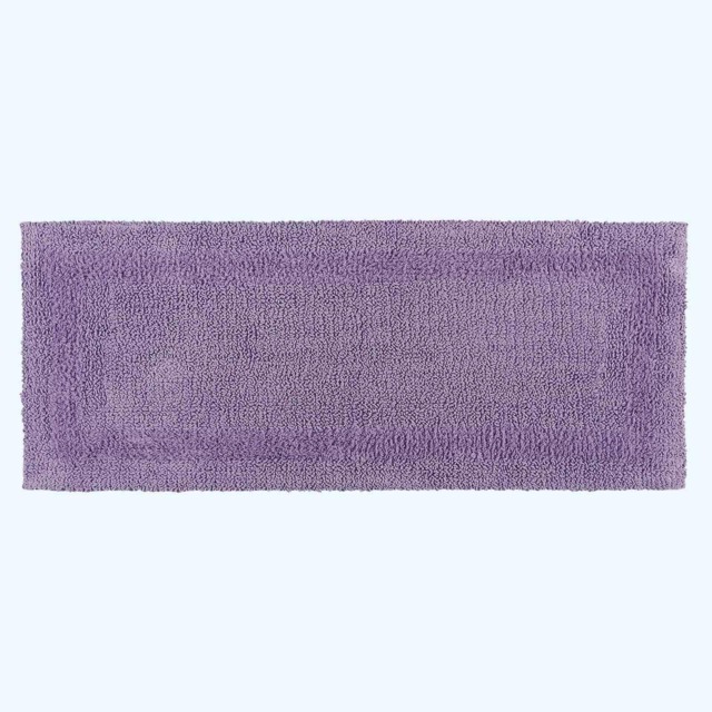 Homescapes Luxury Reversible Bath Mat Runner - Lilac Purple Lilac