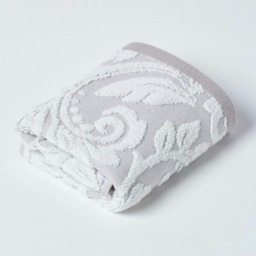 Homescapes Damask Turkish Cotton 600 GSM Guest Towel - Beige Cream