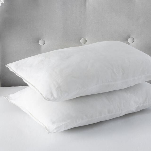 Hollowfibre 8 Pack Pillow Polycotton Cover White