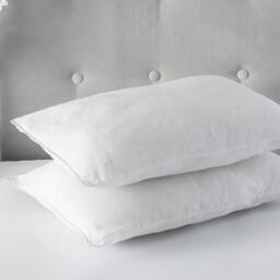 Hollowfibre 8 Pack Pillow Polycotton Cover White