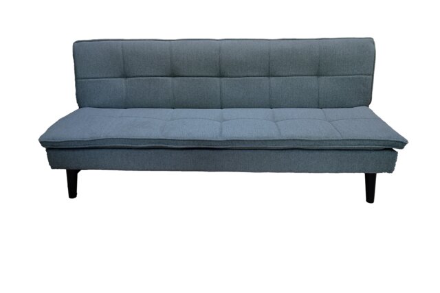 The Fermo 2 Seater Sofa Bed in Grey, Silver or Navy Grey One Size