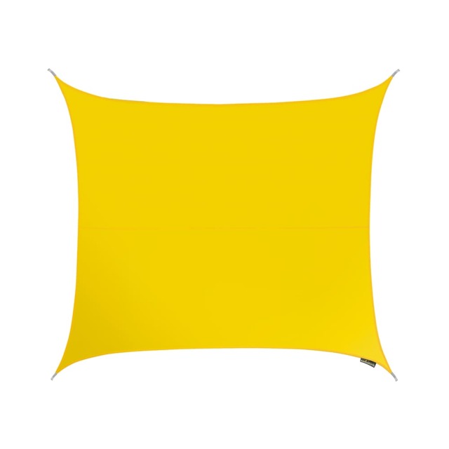 3.6m Square Water Resistant Yellow Sun Shade Sail