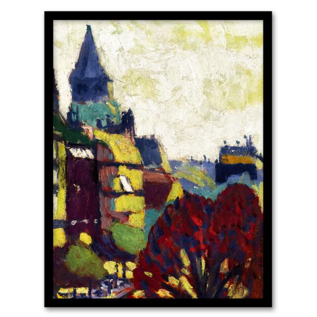Henry Lyman Sayen St Germain Des Pres Abbey Framed Wall Art Picture Print A4