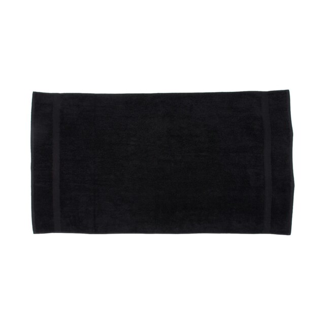 Towel City Luxury Bath Towel - Black - One Size
