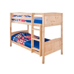 3ft Single Classic Wooden Bunk Bed In Natural