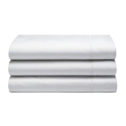 Belledorm Cotton Sateen 1000 Thread Count Flat Sheet - White - Emperor