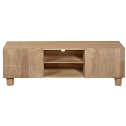 Ajmer Solid Wood Tv Cabinet Brown 1