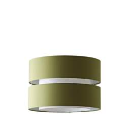 ValueLights Sophia Large Olive 2 Tier Ceiling Shade Green