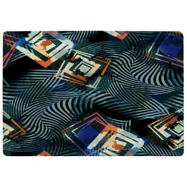 Geometric Shapes Rug Multi