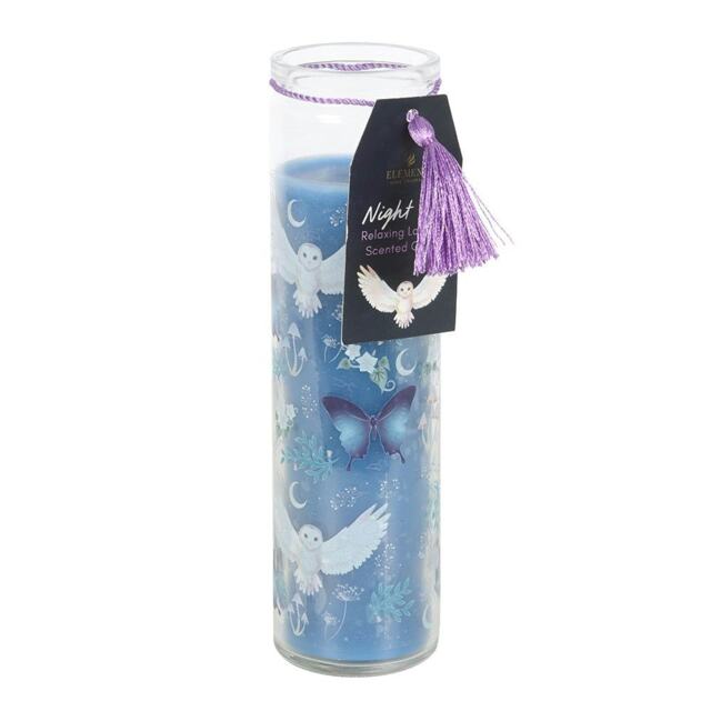 Something Different Night Owl Lavender Tube Candle - Lavender/Transparent - One Size Purple One Size