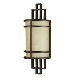 Fusion 1 Light Indoor Wall Light Bronze, E27
