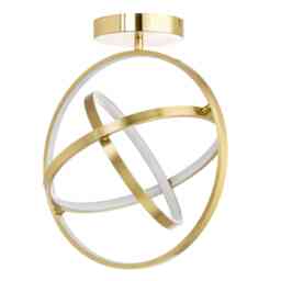 BHS Ingel LED Ceiling Light Gold Satin Brass 1