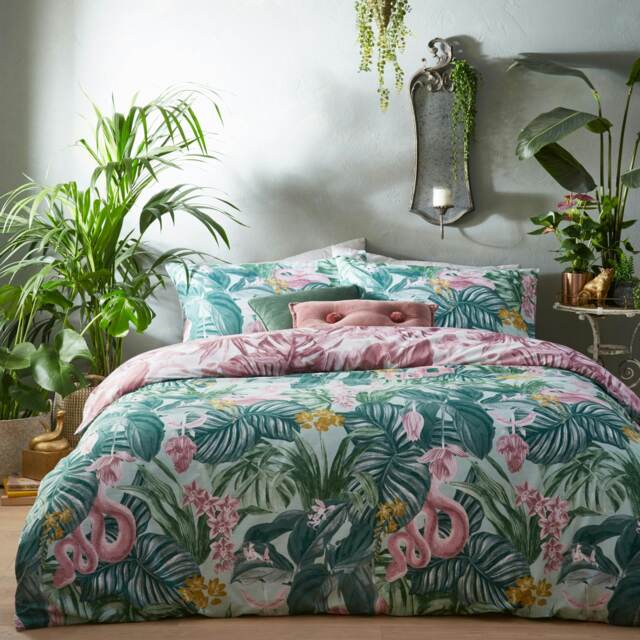 furn. Medinilla Tropical Single Duvet Cover Set