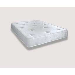 Hand-Tufted Innerspring Mattress - 9 inch Deep, Medium Soft Comfort White European Small Single